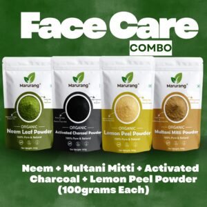 Neem + Multani Mitti + Charcoal + Lemon Peel Powder Combo