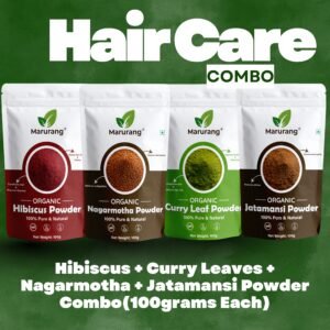 Hibiscus + Curry Leaf + Nagarmotha + Jatamansi Powder Combo