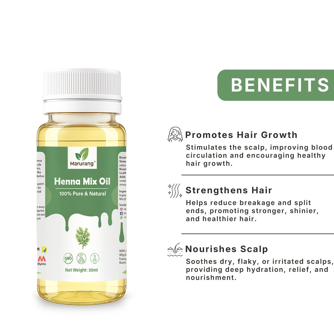 Henna Mix Oil 30ml - Image 2