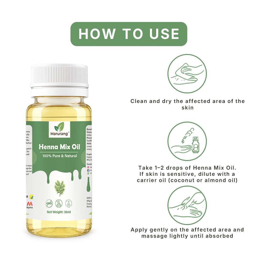 Henna Mix Oil 30ml - Image 3